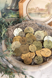 Vintage Brass Pipe Tag (L)