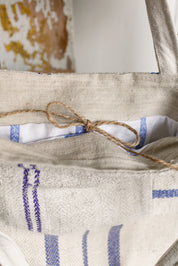 Vintage Grain Sack Tote Bag