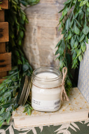 Mason Jar Candle -- Sweet Grass The Little Burlap Barn®