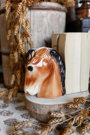 Vintage 1950's Horse Planter