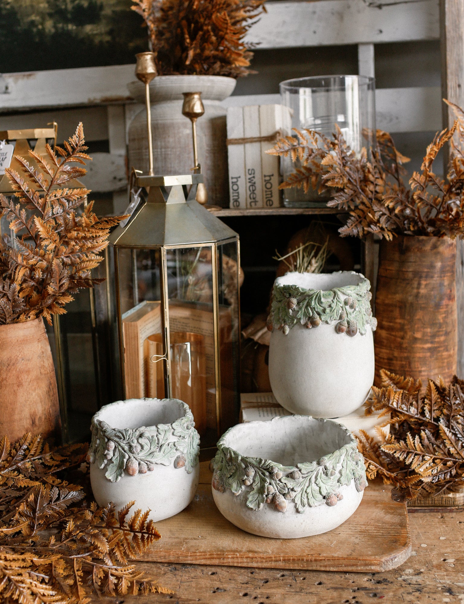 Concrete Acorn Pot The Little Burlap Barn®