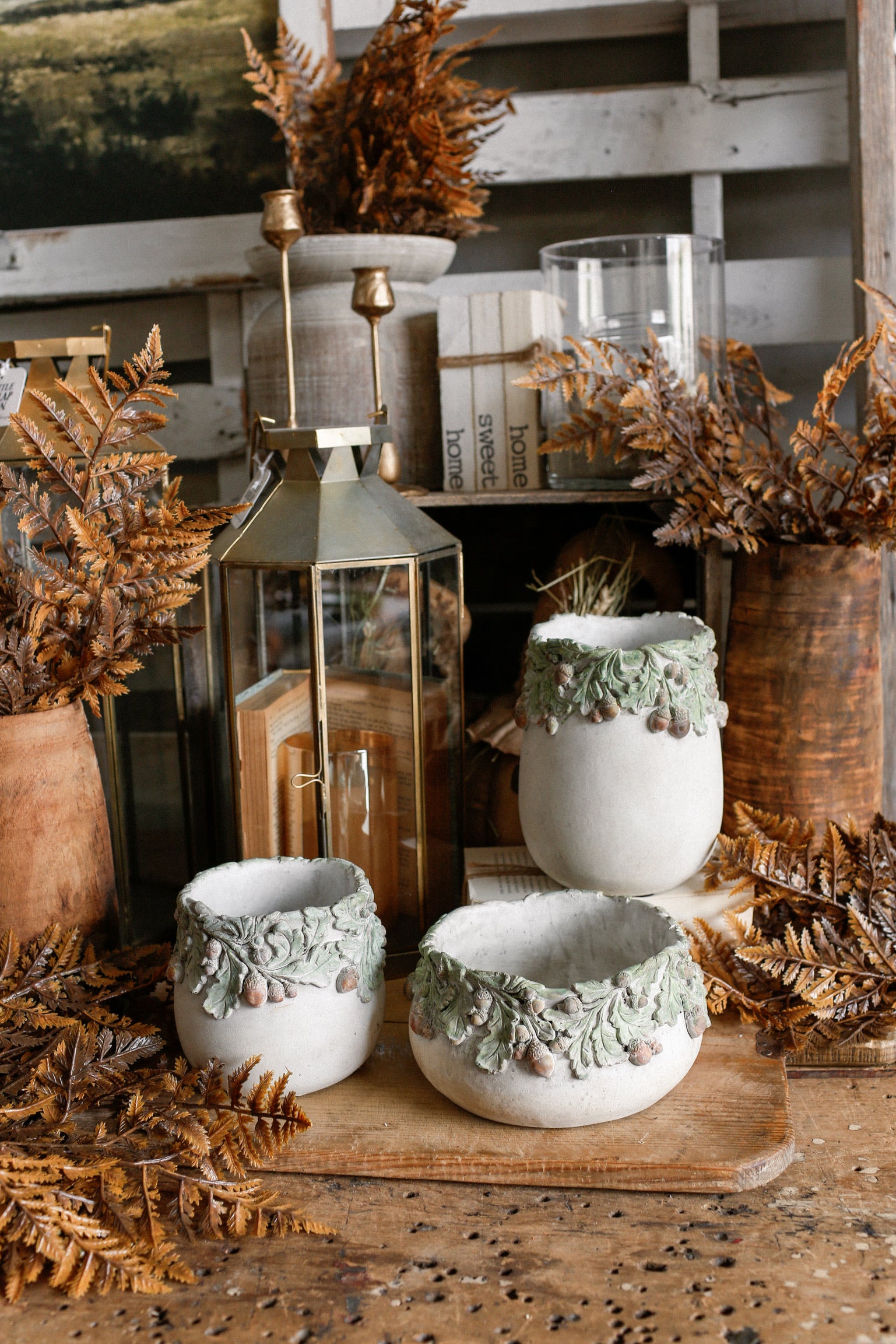 Concrete Acorn Pot The Little Burlap Barn®