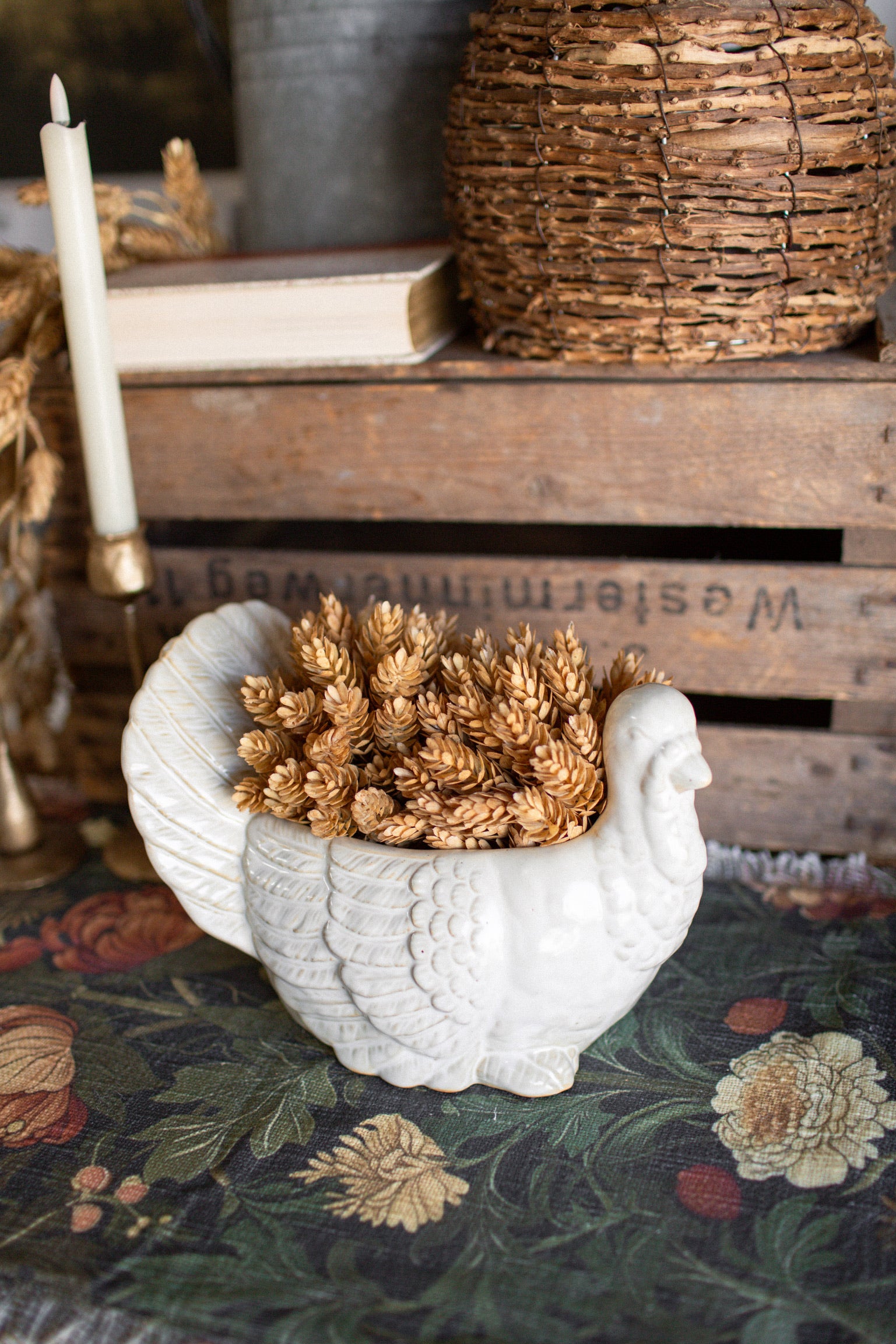 Stoneware Turkey Bowl