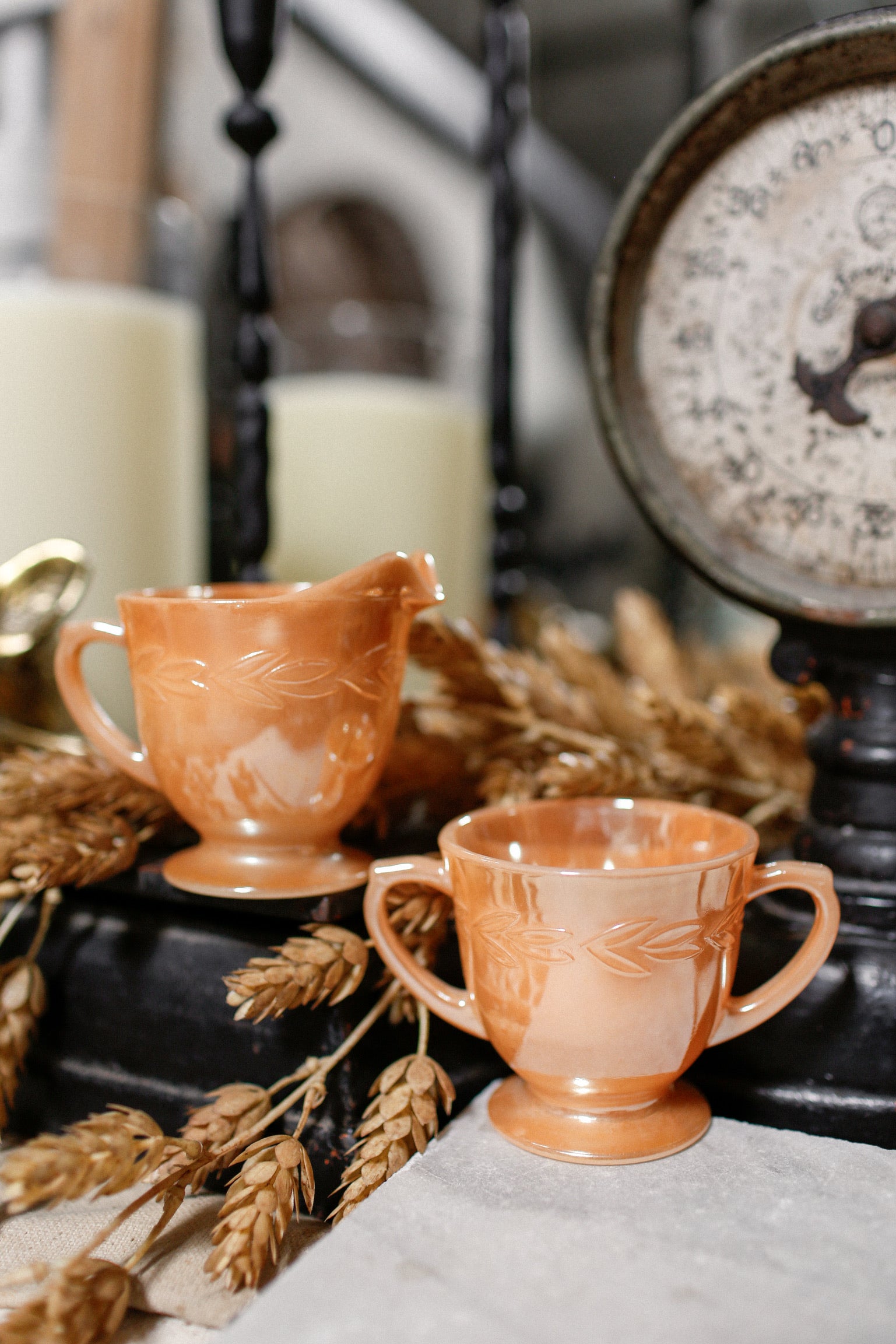 Vintage Fire King Cream & Sugar Set The Little Burlap Barn®