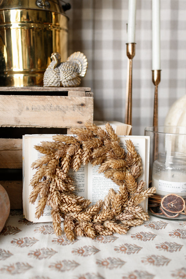 Harvest Hops Mini Wreath The Little Burlap Barn®