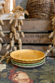 Stoneware Botanical Plate