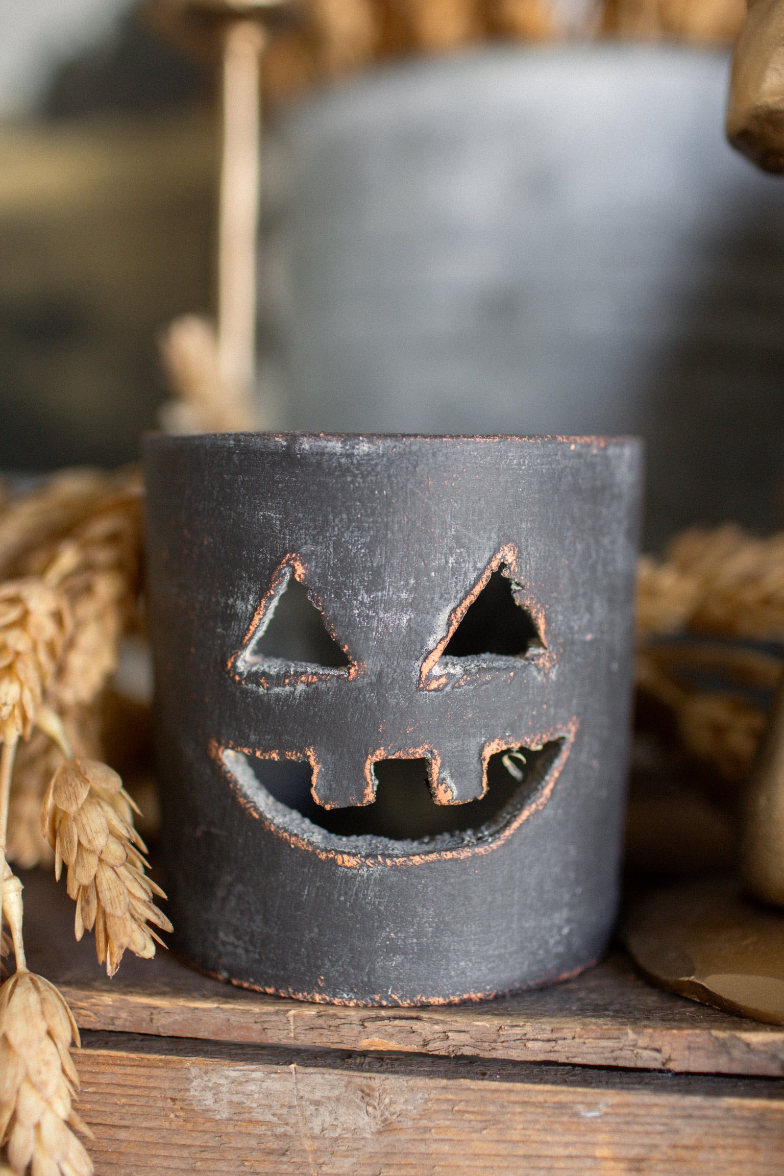 Handmade Clay Jack Lantern