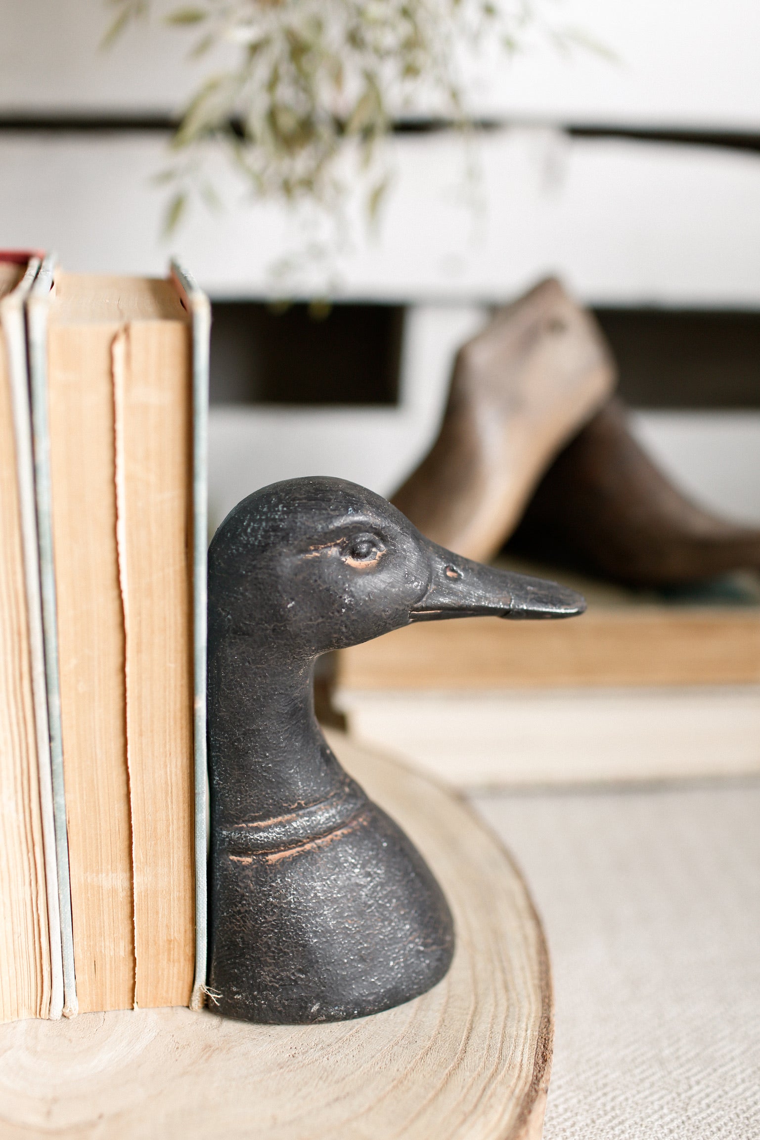 Cast Iron Duck Bookends