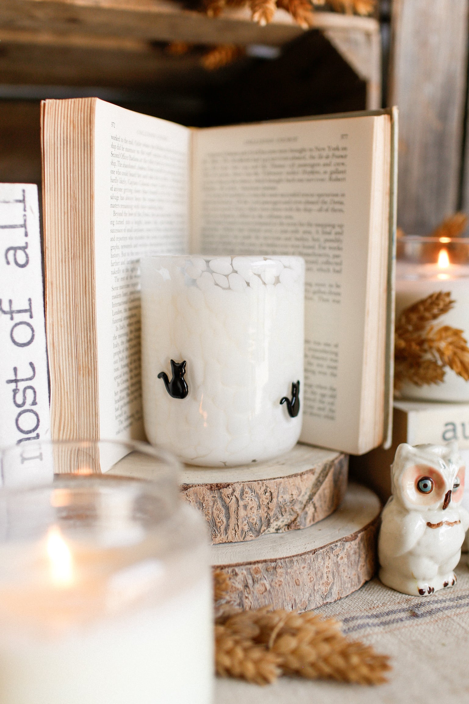 Black Cat Candle The Little Burlap Barn®