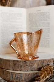 Vintage Carnival Glass Cream & Sugar