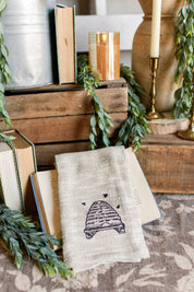 Linen Embroidered Towel