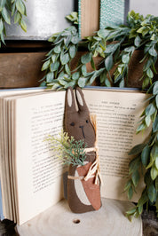 Primitive Chocolate Bunny