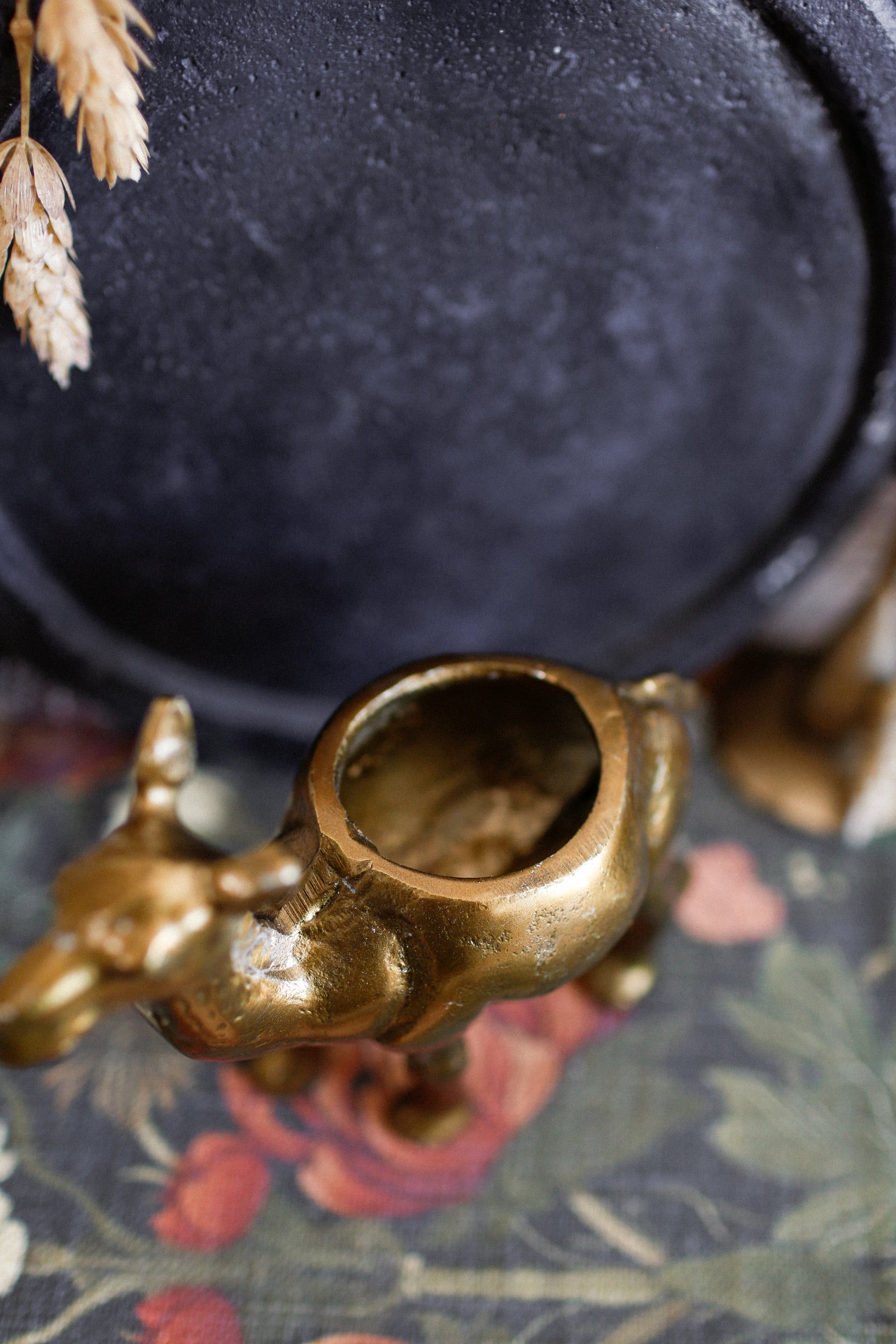 Gilded Camel Planter