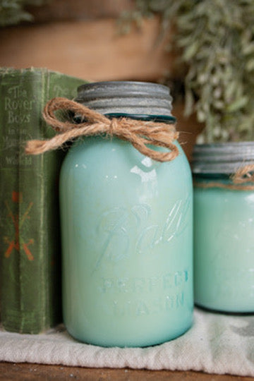 Vintage Mason Jar Candle-Spring Collection