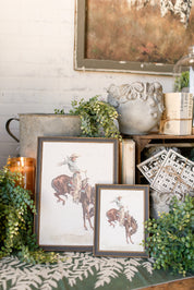 Bucking Bronco Framed Art The Little Burlap Barn®