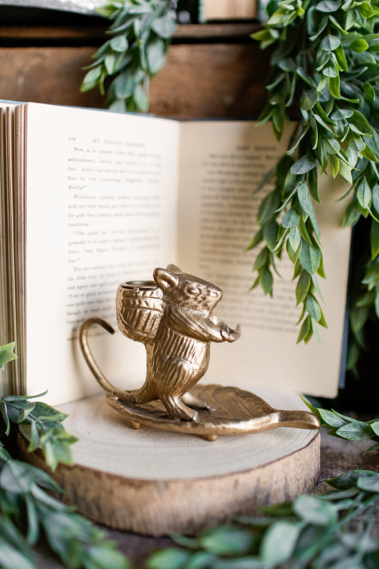 Adventure Mouse Candle Holder