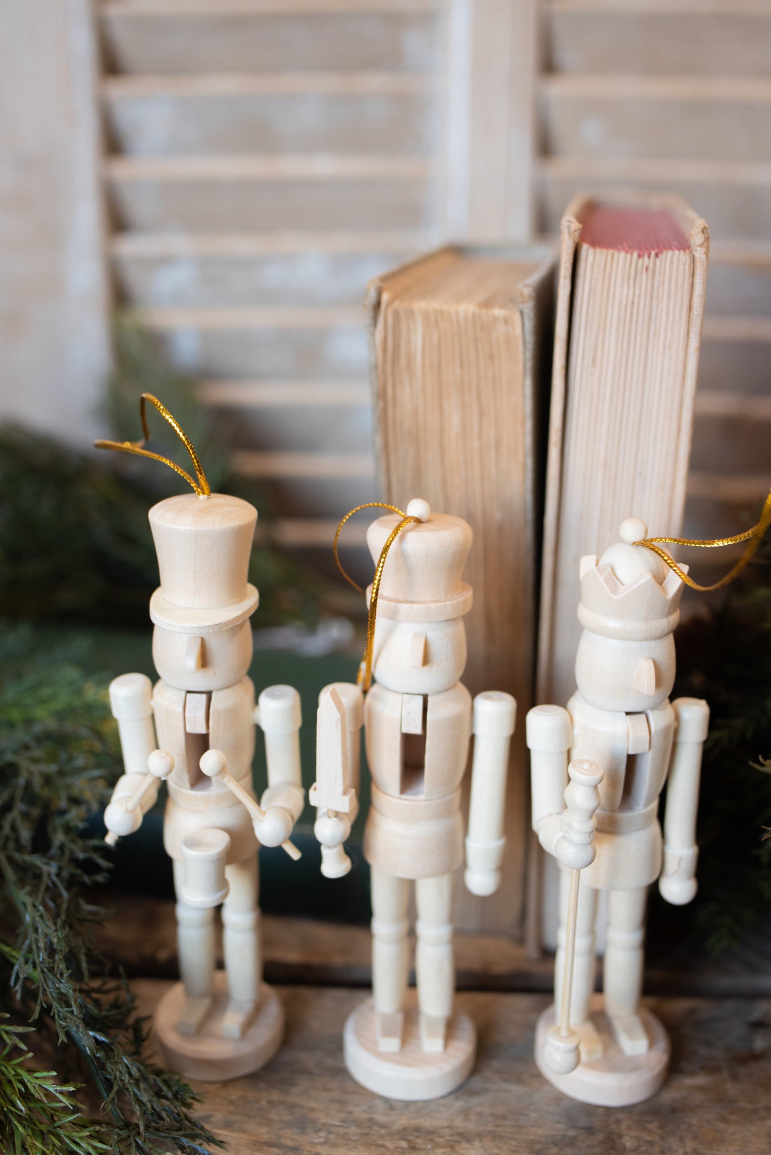 Wood Nutcracker Ornament (3 Styles)