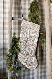 Block Print Stocking