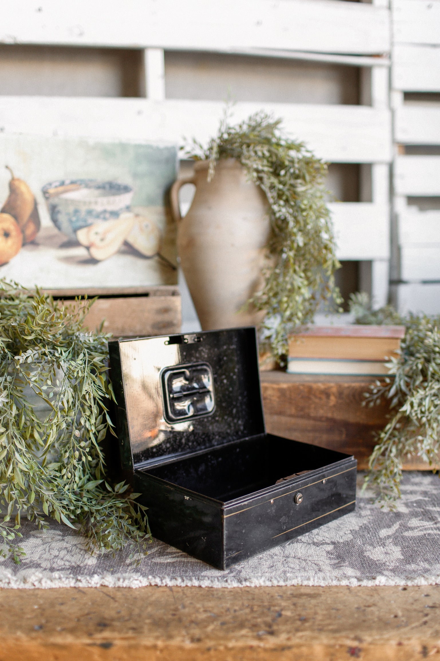 Vintage Cash Money Box The Little Burlap Barn®