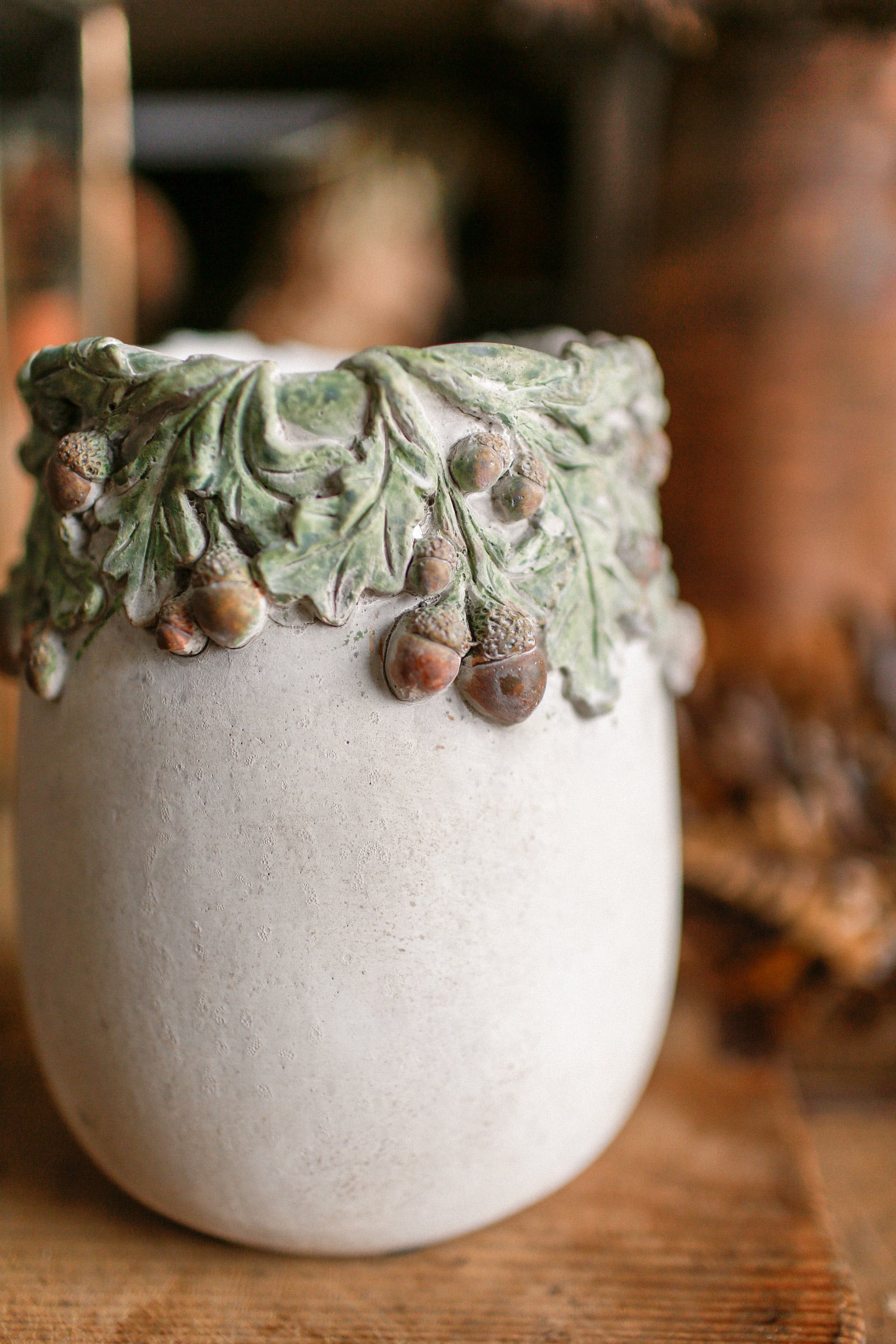 Concrete Acorn Pot The Little Burlap Barn®