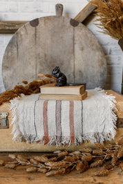Rustic Woven Striped Runner