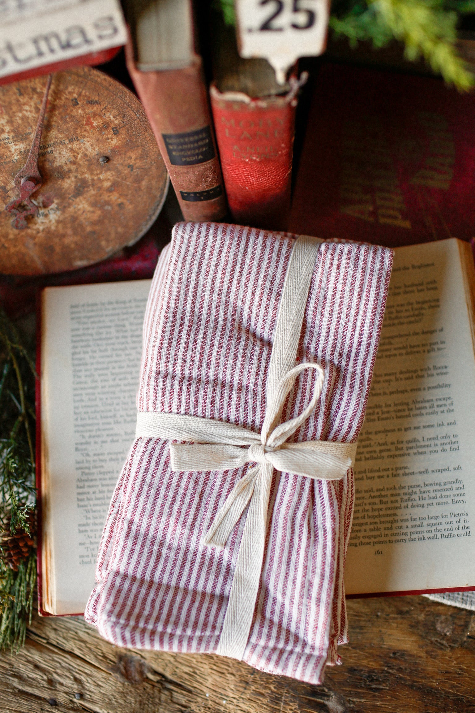 Candy Cane Striped Napkins