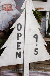 Salvaged Wood Tree Sign