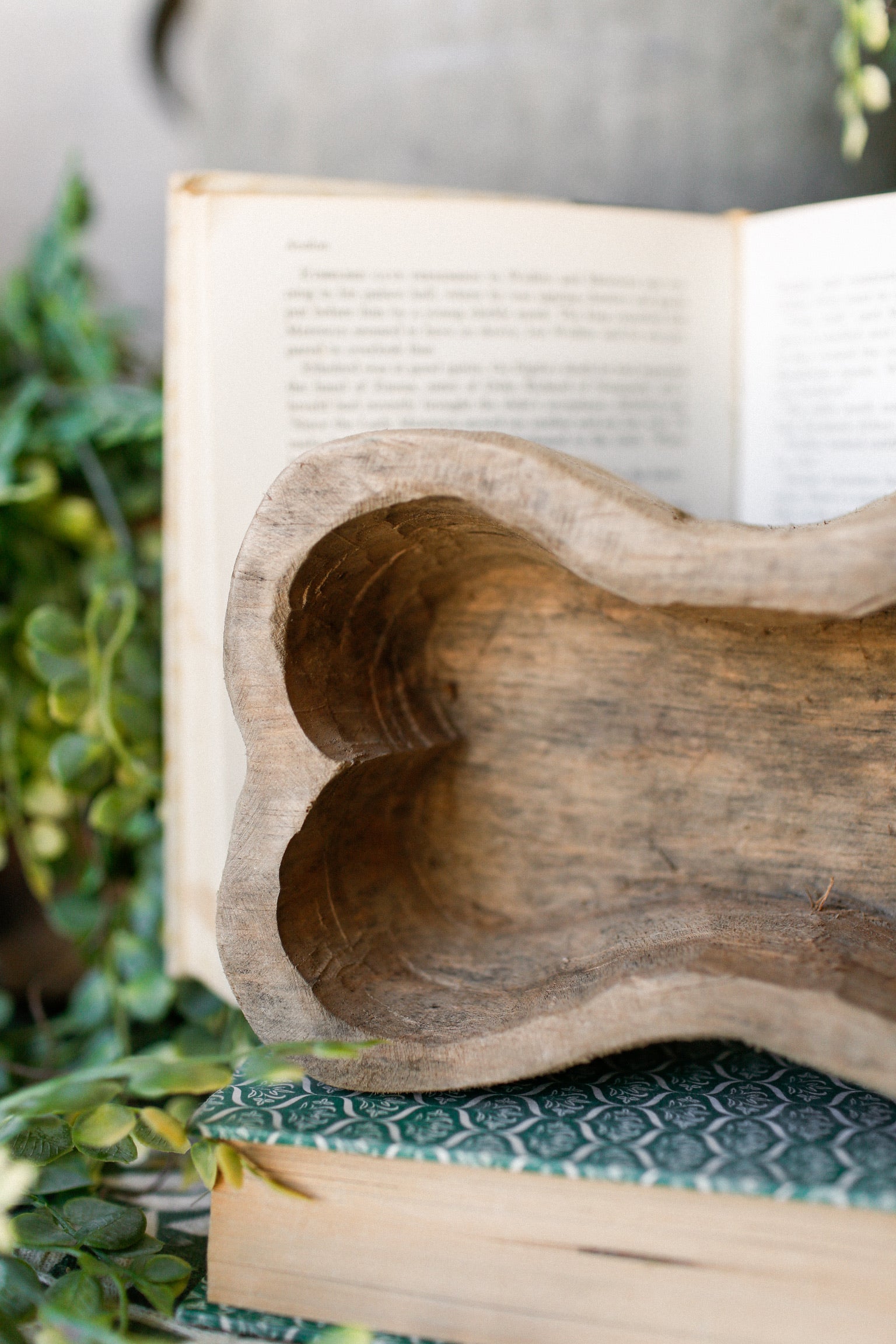 Mini Wood Dog Bone Bowl The Little Burlap Barn®
