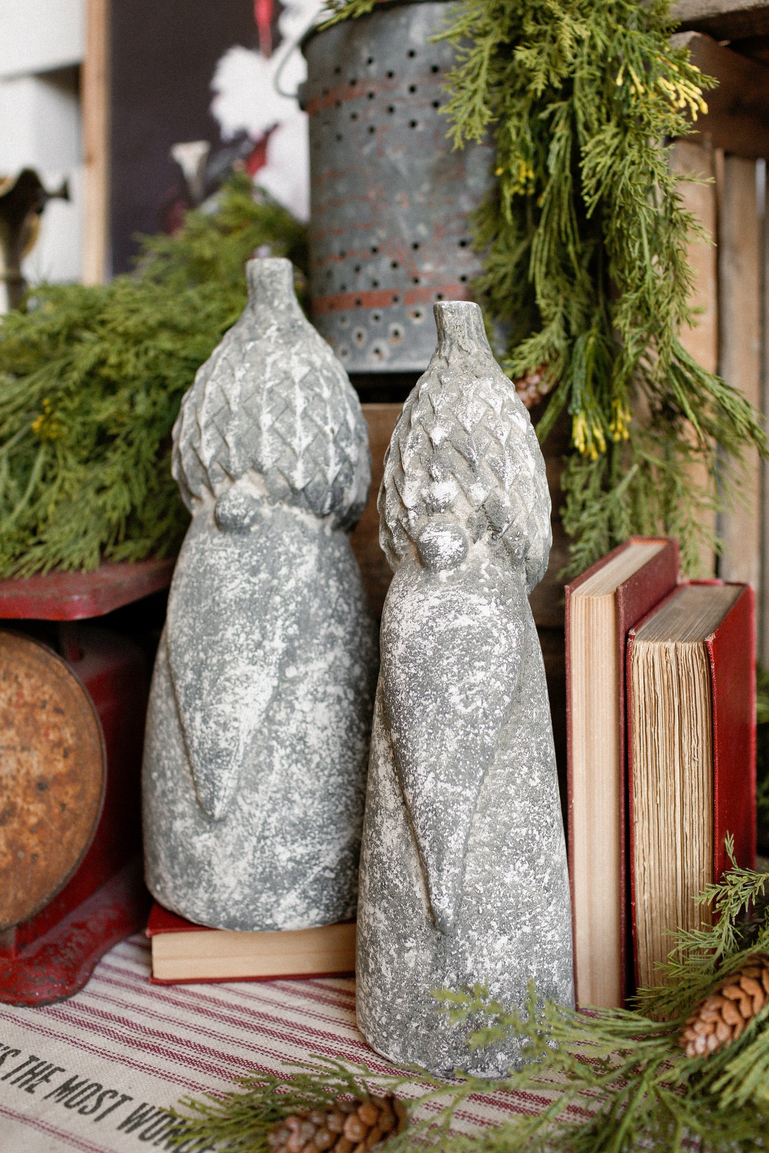 Ceramic Pinecone Gnome