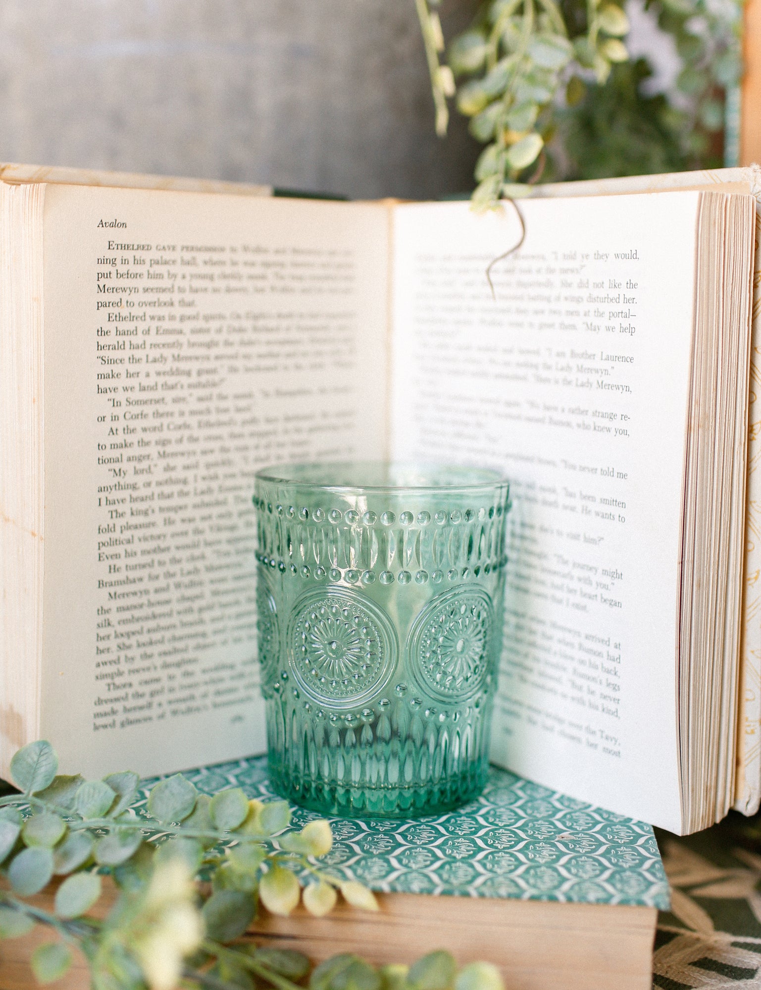 Embossed Drinking Glasses The Little Burlap Barn®