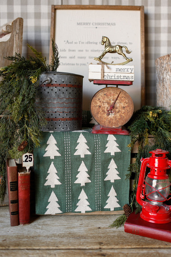 Embroidered Tree Runner The Little Burlap Barn®