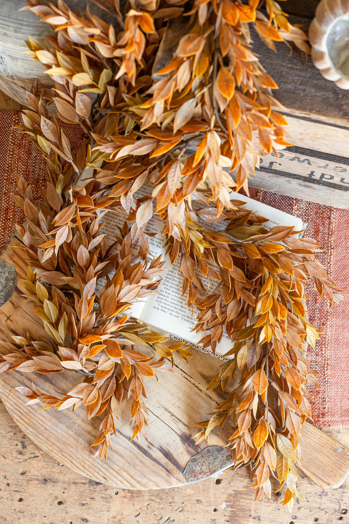 Sienna Hollow Garland The Little Burlap Barn