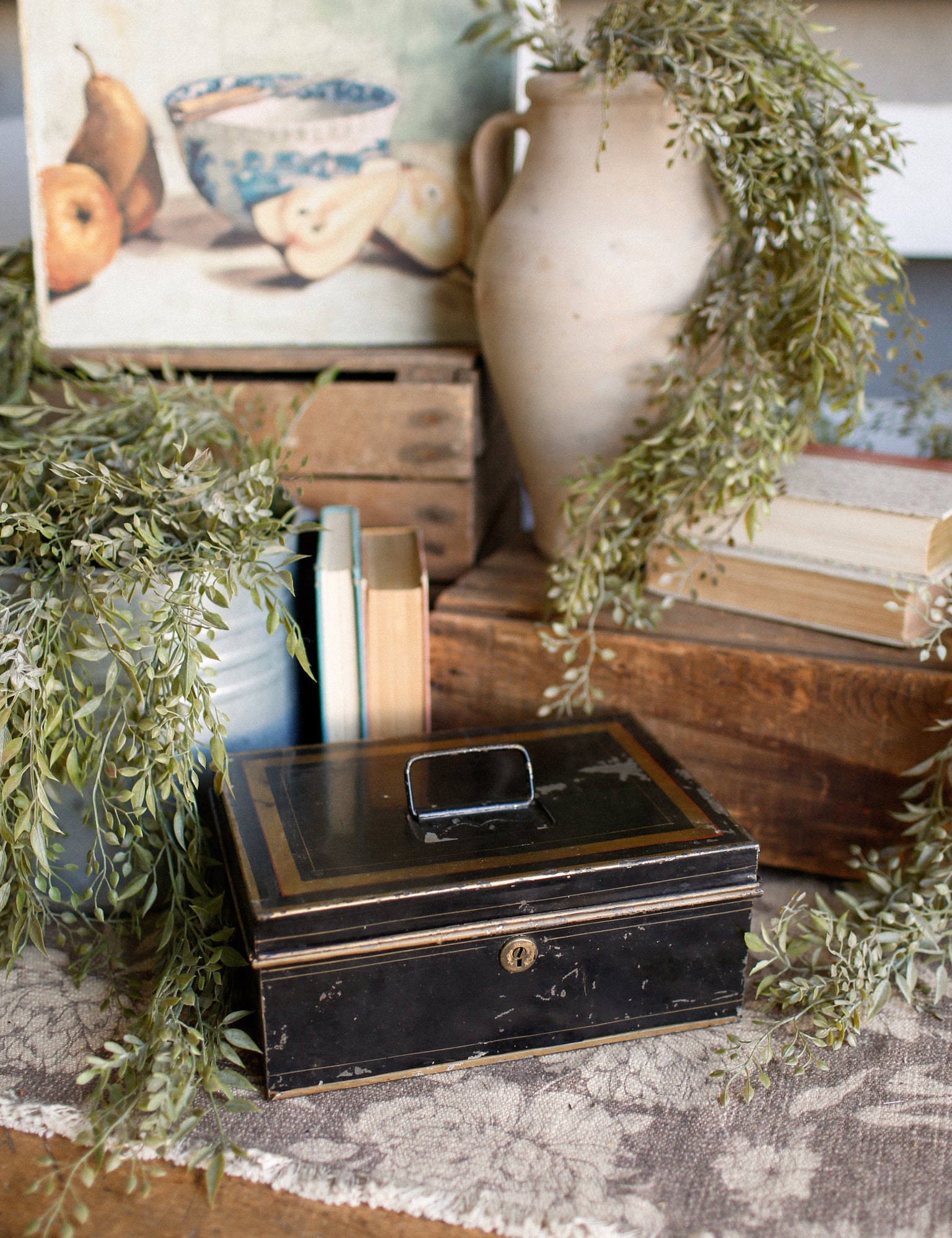 Vintage Cash Money Box The Little Burlap Barn®