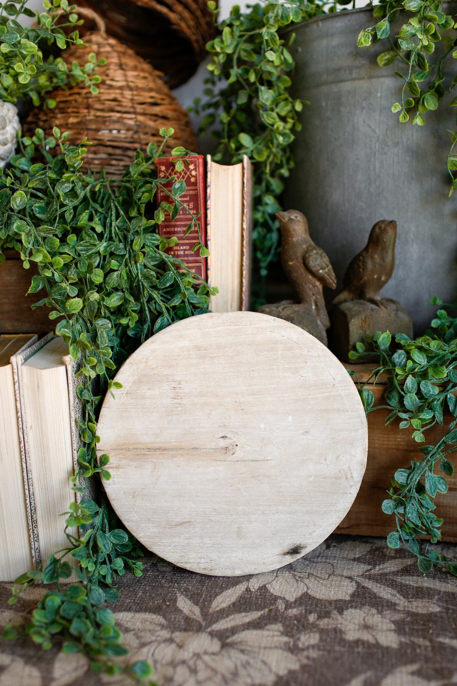 Vintage Teak Wood Riser