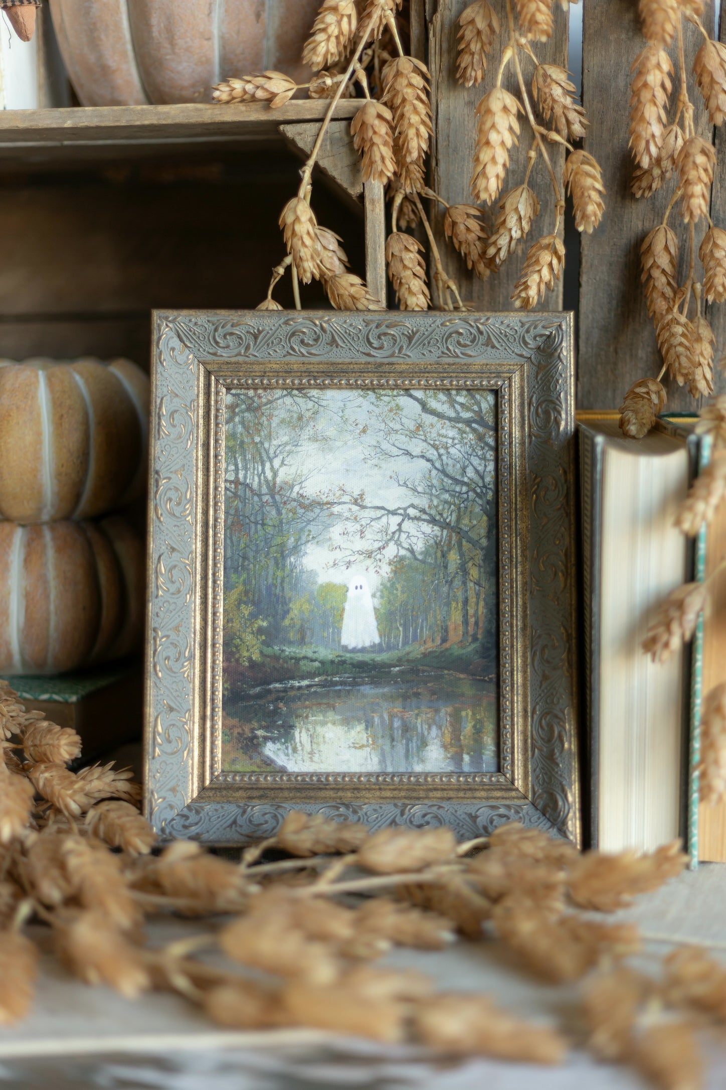 Woodland Ghost Framed Art The Little Burlap Barn