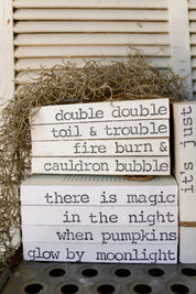 Hand-Stamped Fall Book Stack