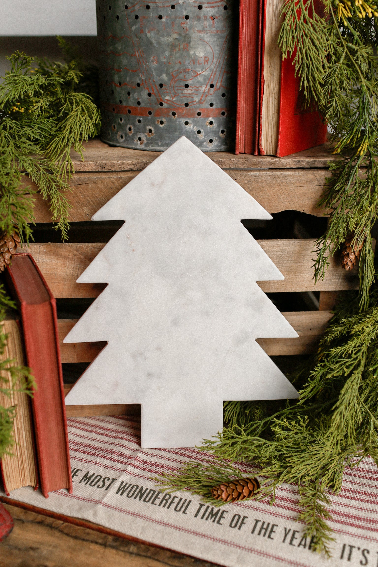 Marble Tree Cutting Board