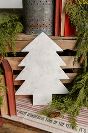 Marble Tree Cutting Board