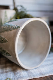 Concrete Tree Farm Pot