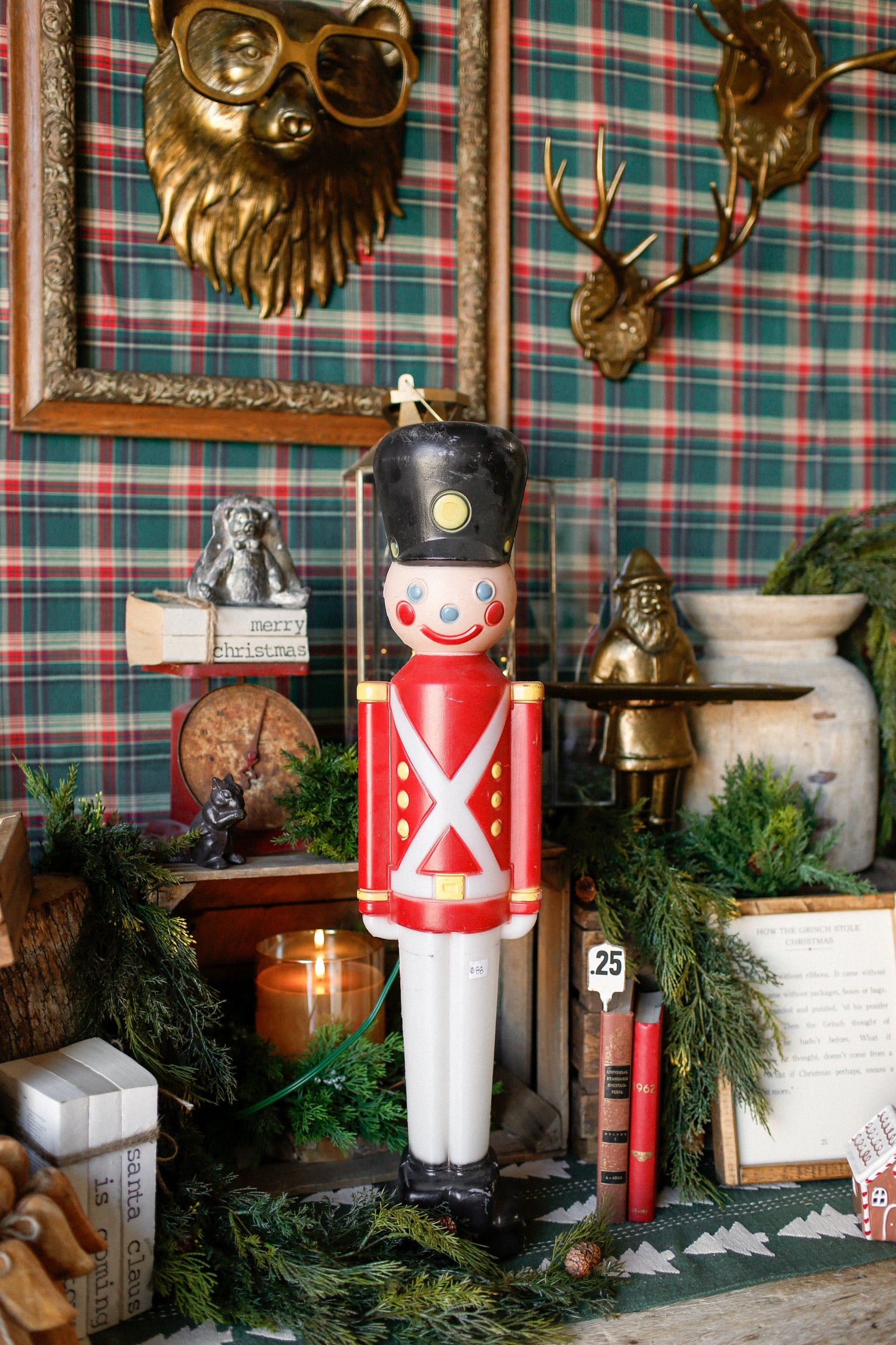 Vintage Toy Soldier Blow Mold