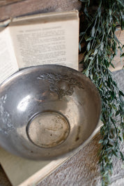 Vintage Ornate Silver Bowl
