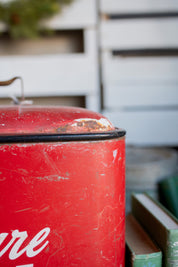 1950's Red Cooler