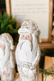 Washed Carved Santa