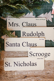 Holiday Character Flashcard