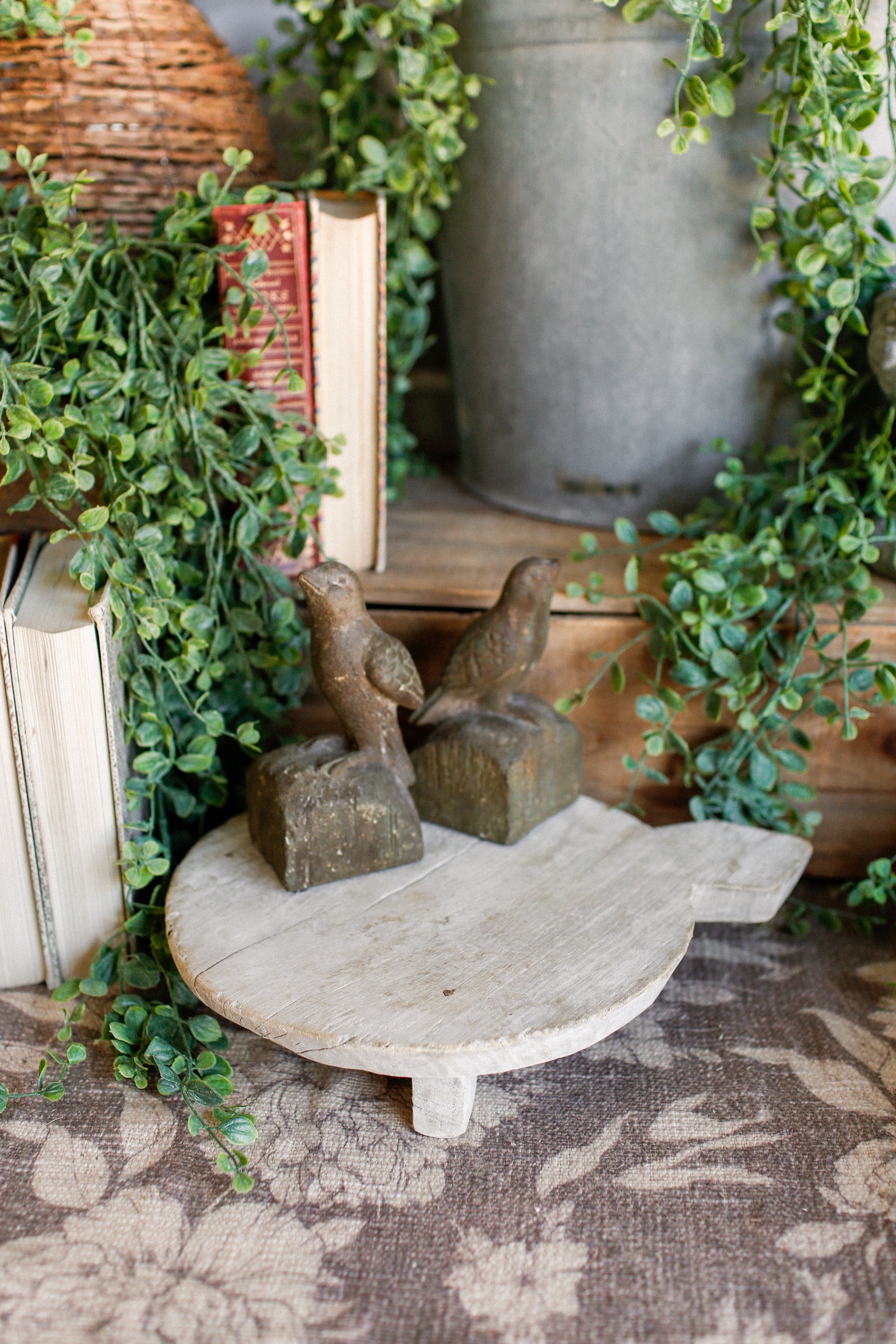 Vintage Teak Wood Riser