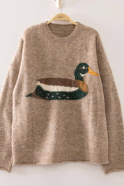 Cozy Mallard Sweater Pink Irene Wholesale