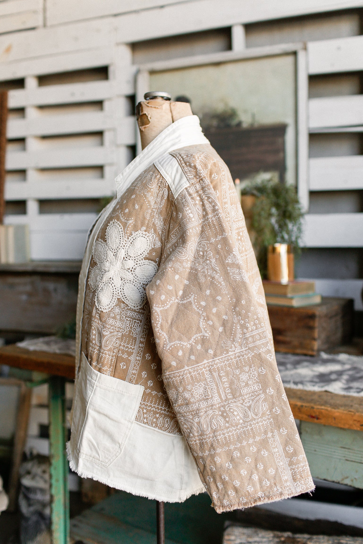 Paisley Quilted Jacket The Little Burlap Barn®