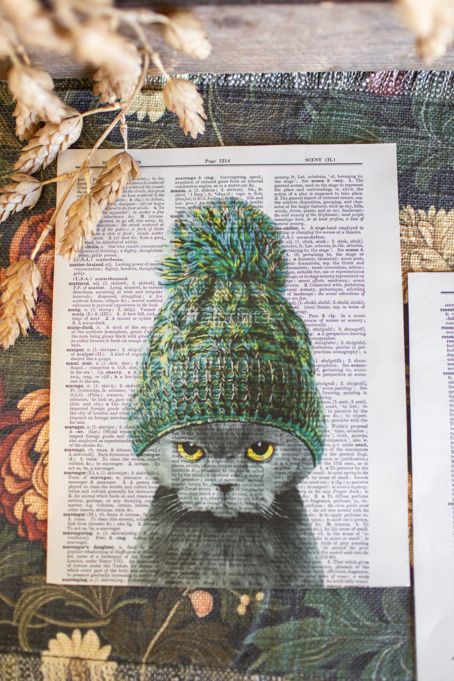 Handmade Fall Dictionary Print