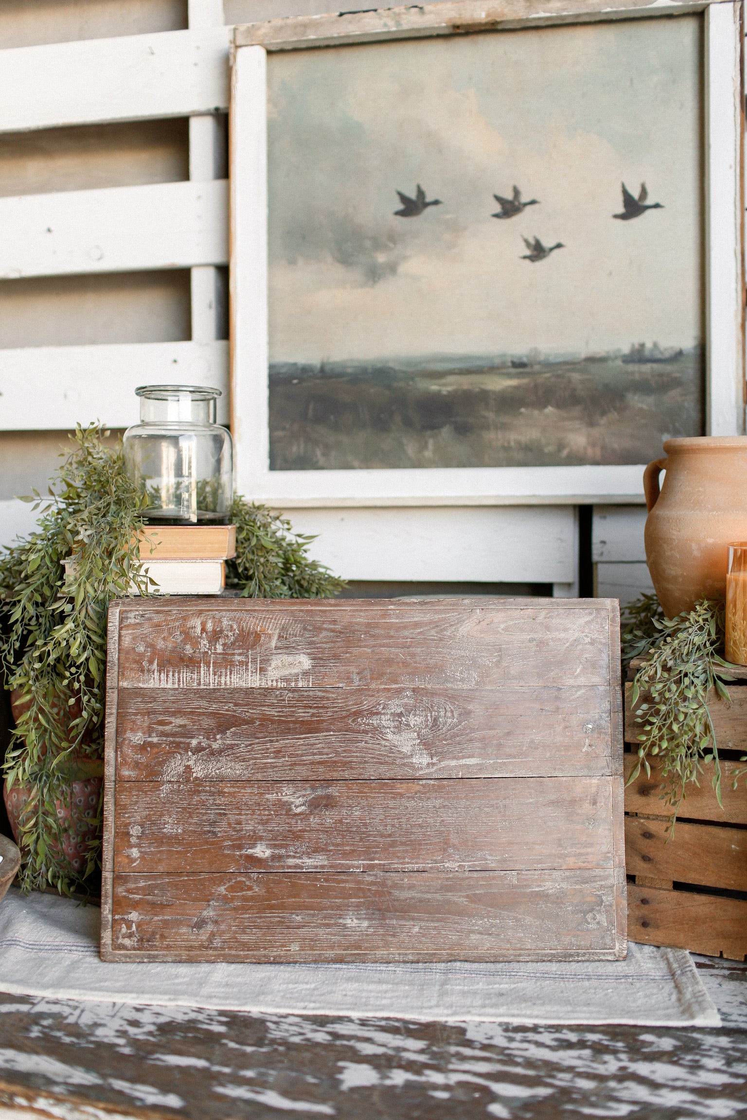 Vintage Wood Riser The Little Burlap Barn®