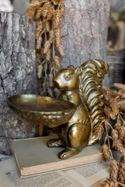 Brass Squirrel Figurine
